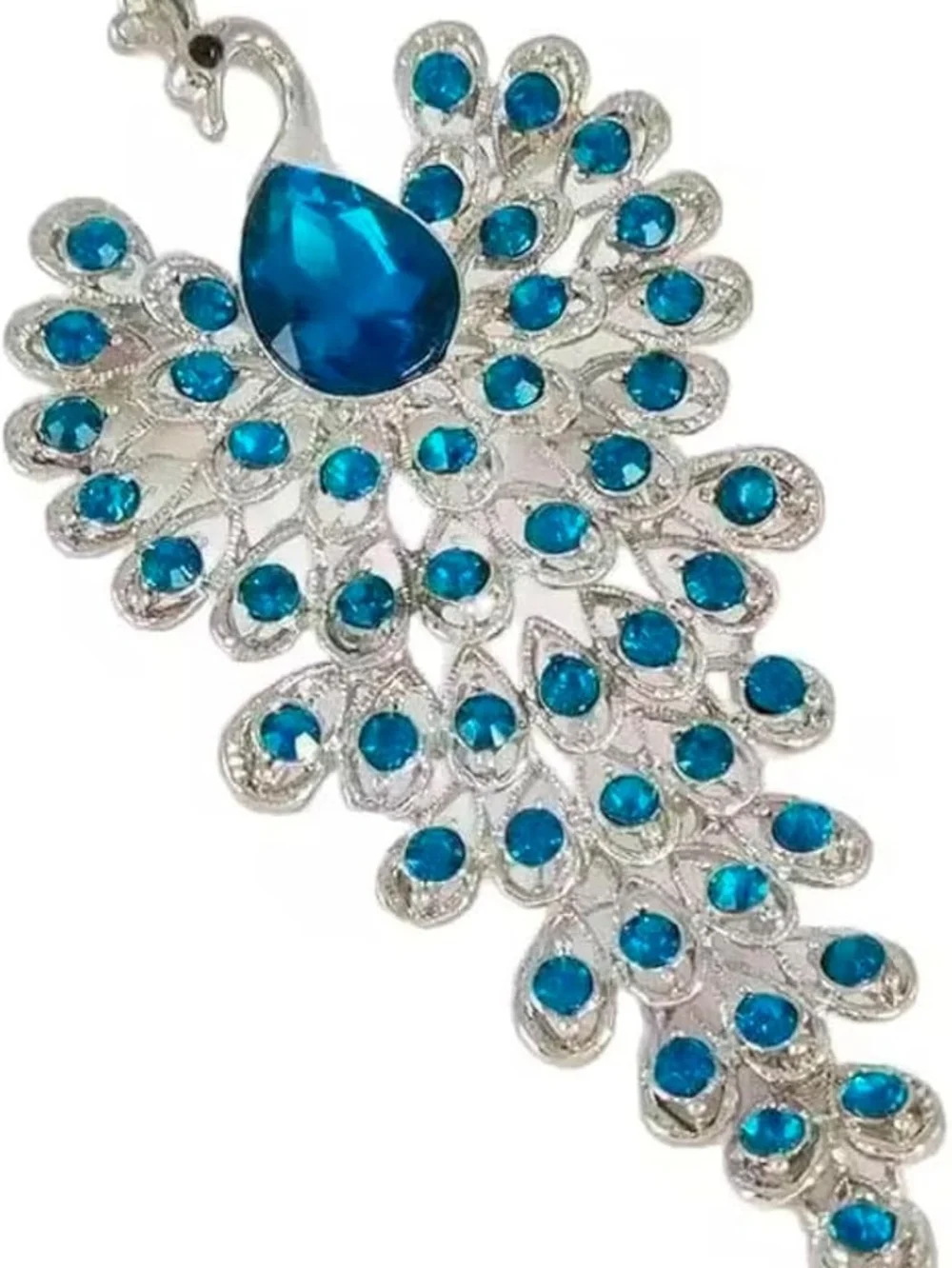 Peacock Brooch